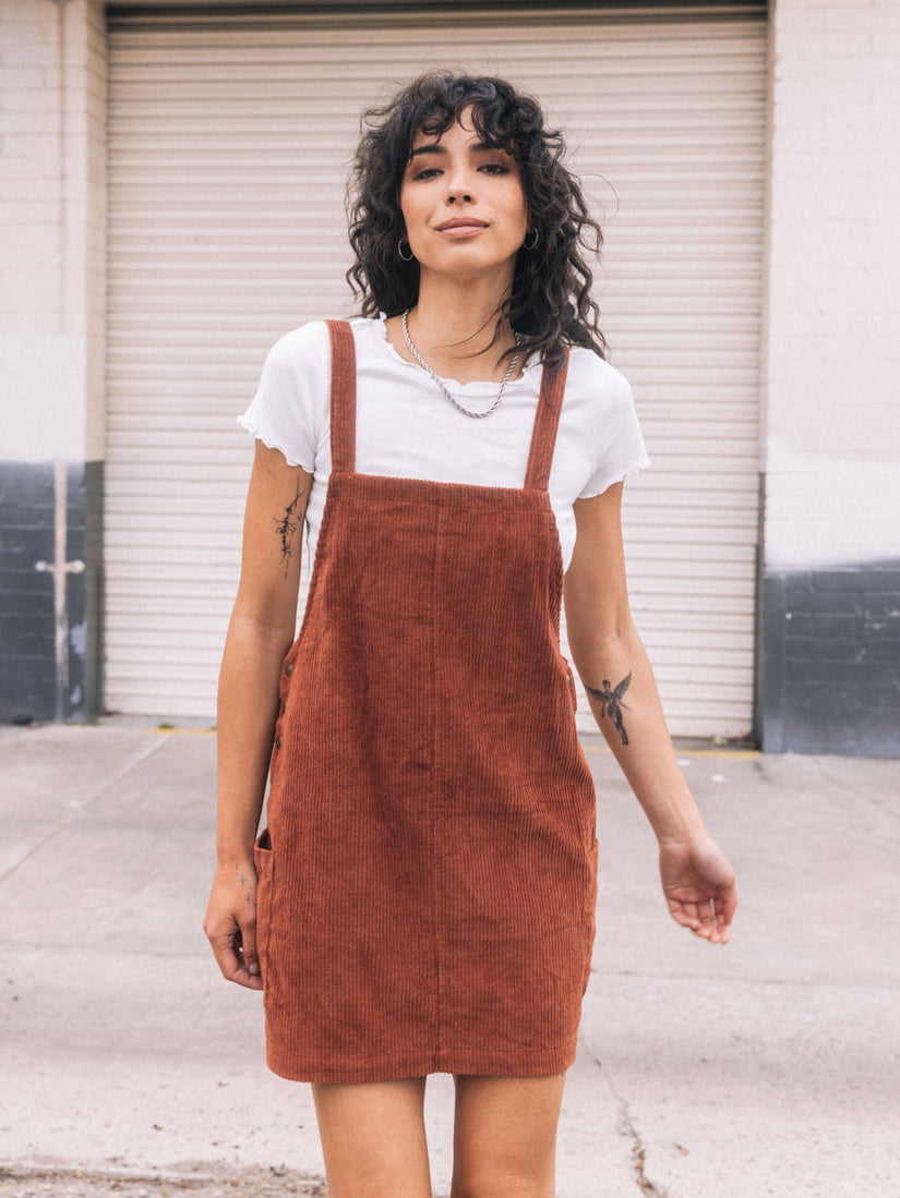 Power Chord Kleid - Chestnut Brown