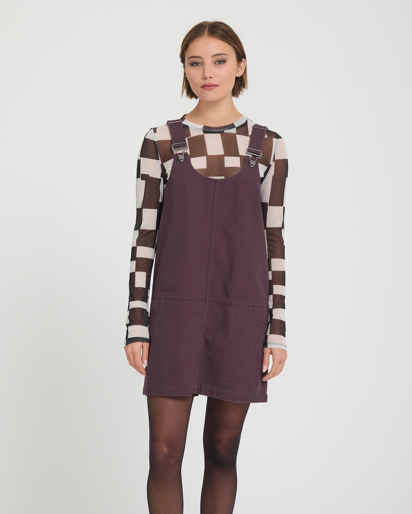Workestra Kleid - Raisin