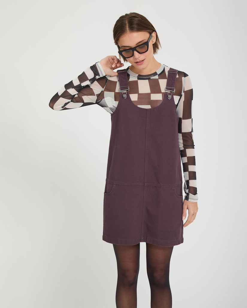 Workestra Kleid - Raisin