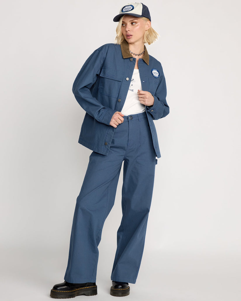 Full Cut Workwear Jacke - Harbor Blue