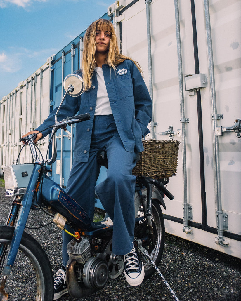 Full Cut Workwear Jacke - Harbor Blue