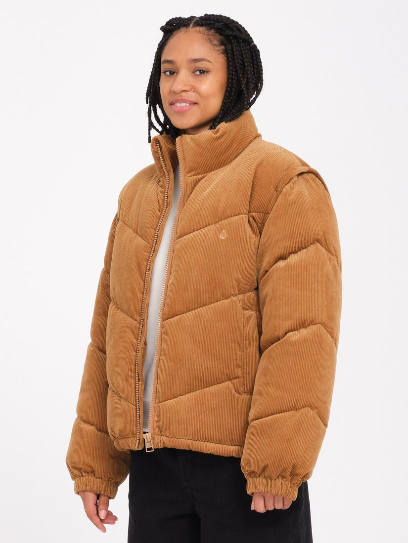 Cord'N Puffjacke - Vintage Brown
