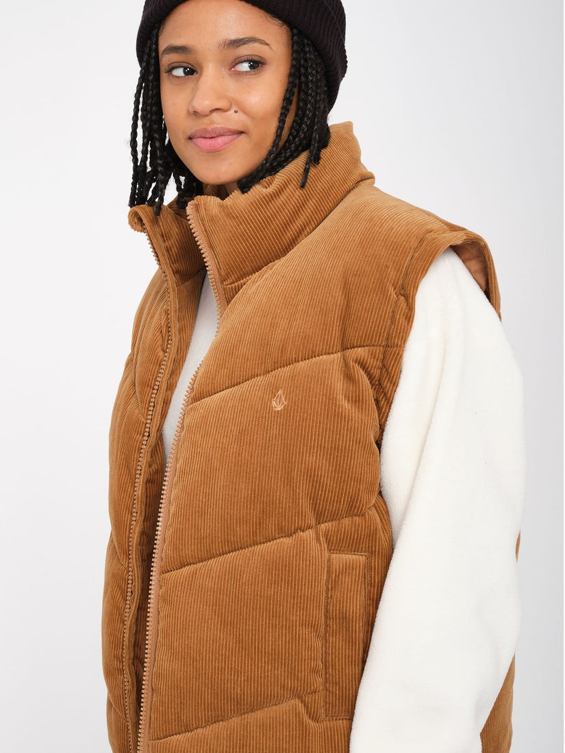 Cord'N Puffjacke - Vintage Brown