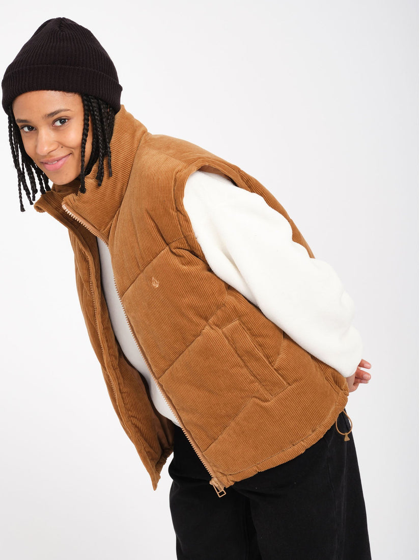 Cord'N Puffjacke - Vintage Brown