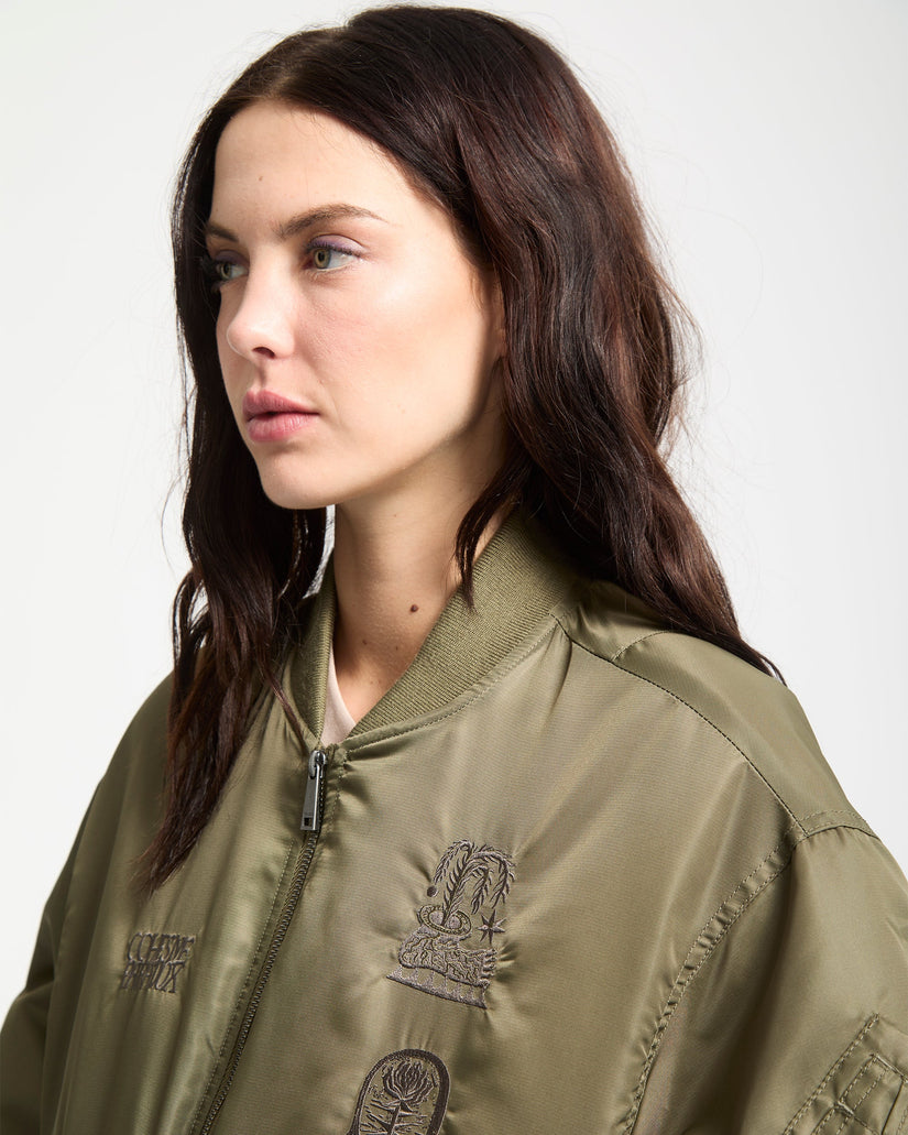 Vaderetro Bomberjacke - Wintermoss