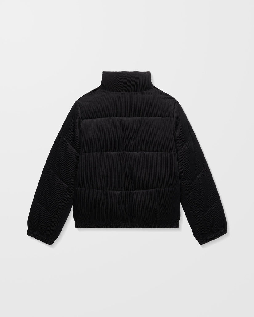 Cord'N Stone Puffer Jacke - Black