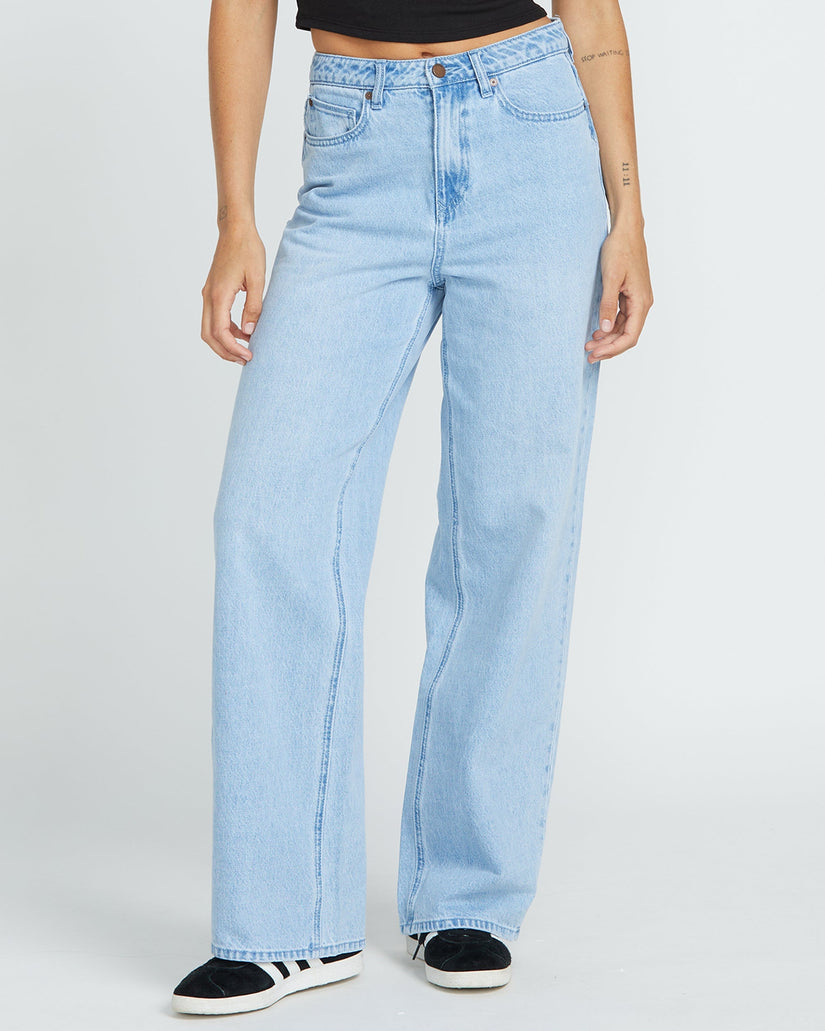Stoned Boyfriend High Rise Jeans - Blue Bird