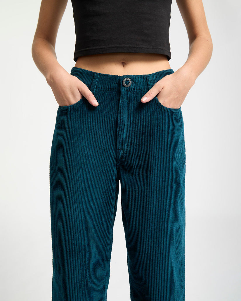 Weellow II  Cordhose - Emerald Green