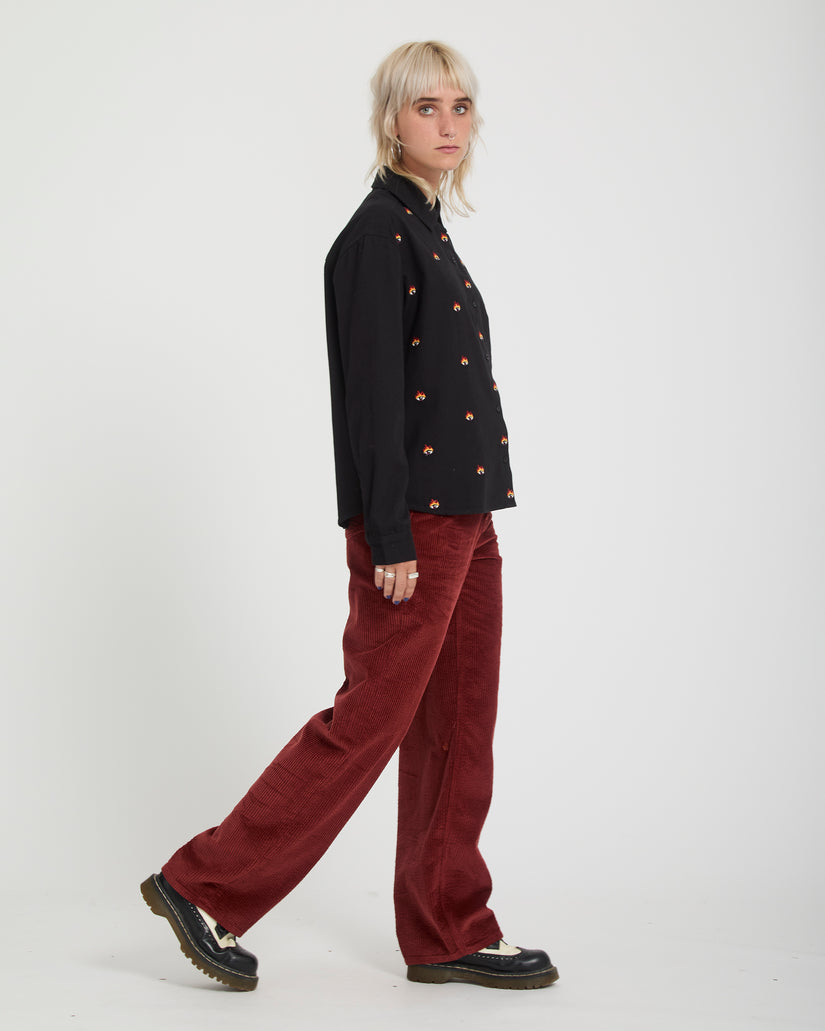 Weellow II Cordhose - Brick