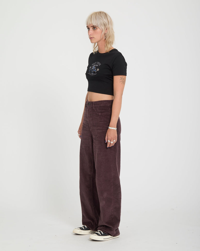 Weellow II Cordhose - Raisin