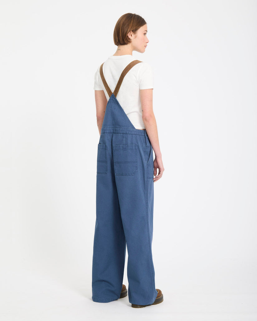 Full Cut Latzhose - Harbor Blue