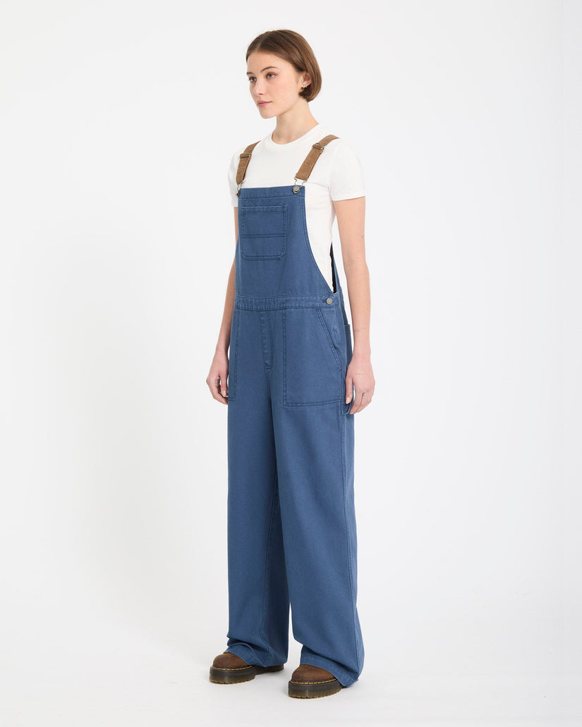 Full Cut Latzhose - Harbor Blue