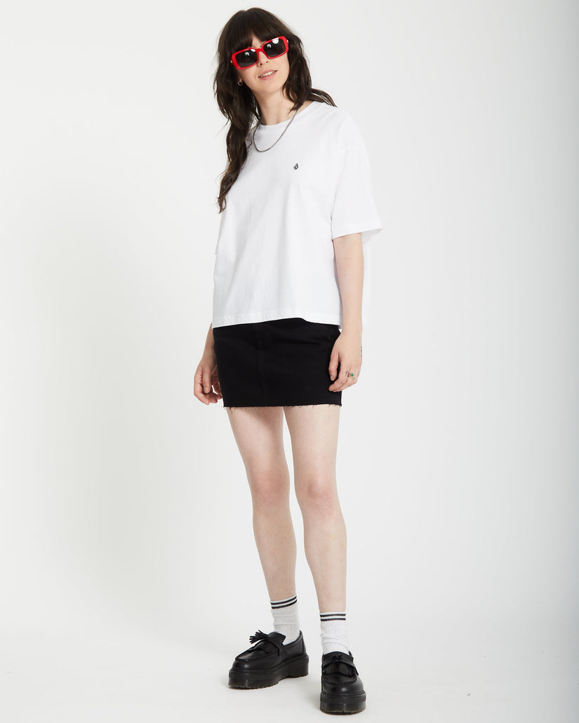 Stone Blanks Up T-Shirt - White