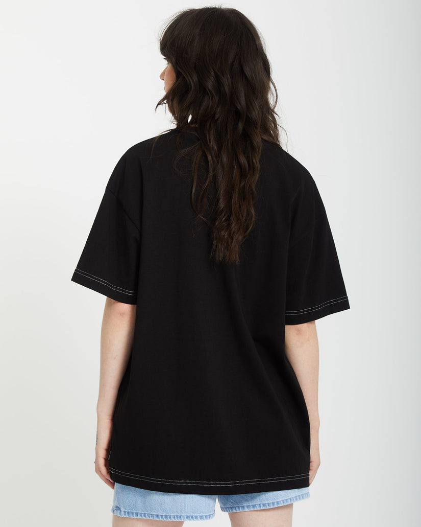 Stoneher T-shirt - BLACK