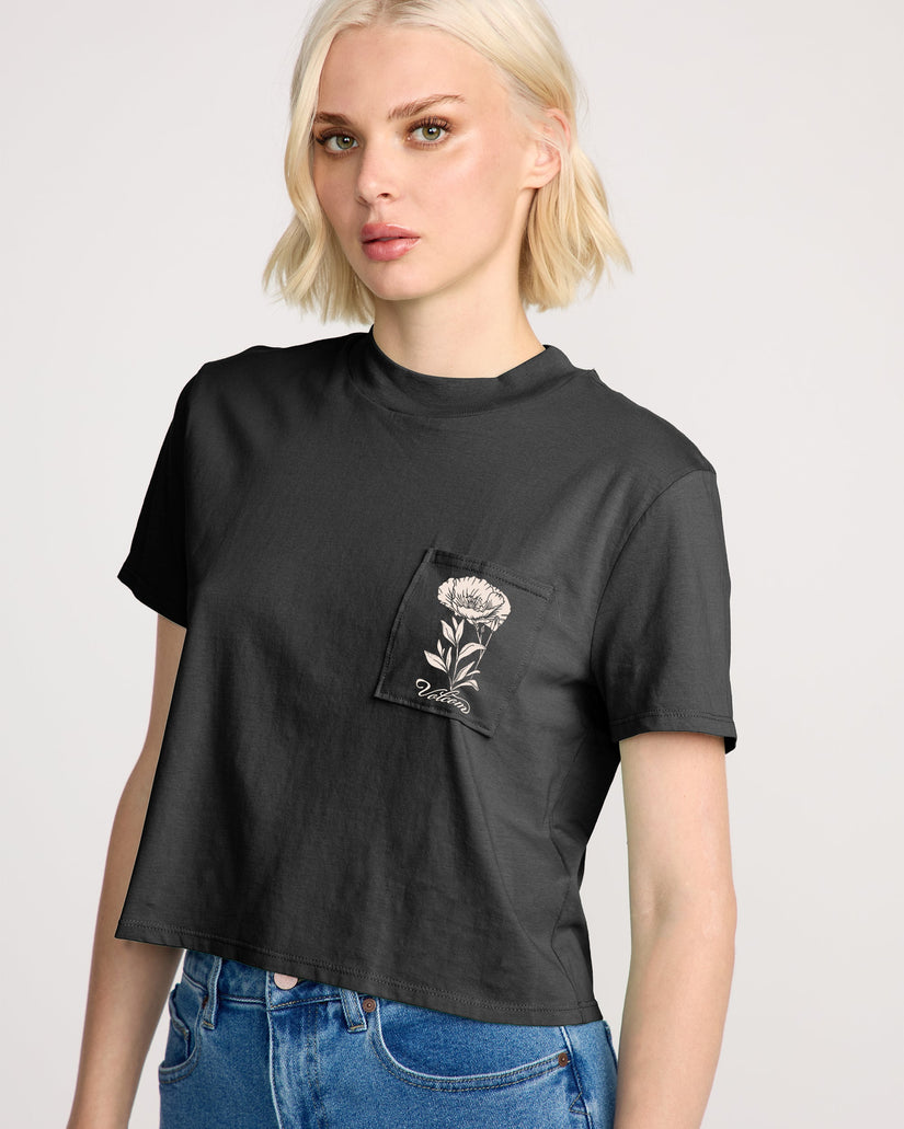 Pocket Dial T-Shirt - Vintage Black