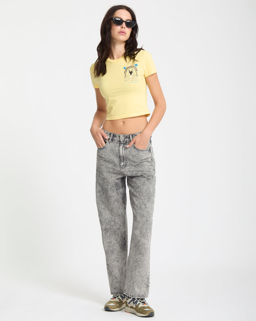 Moove On T-Shirt - Dawn Yellow