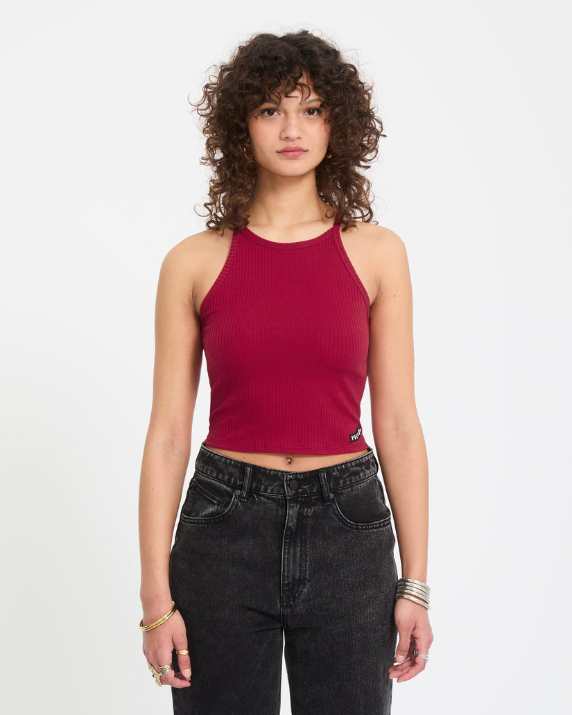 Leelee Tanktop - Deep Red