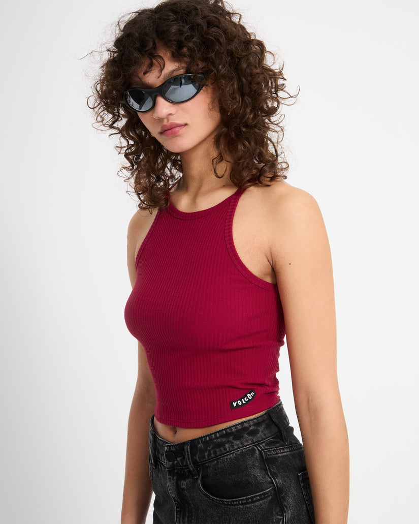 Leelee Tanktop - Deep Red