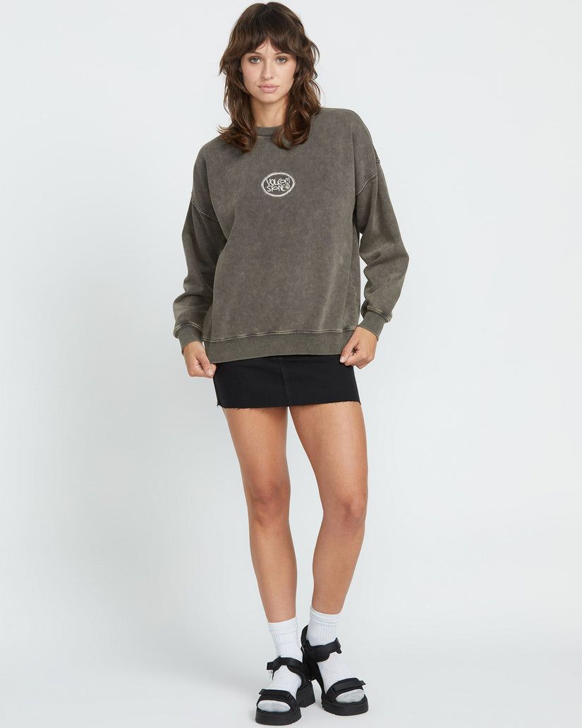 Stone Pullover - VINTAGE BLACK