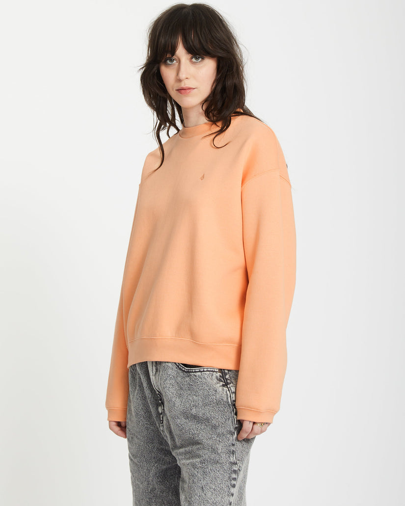 Stone Heart Up Pullover - PALE PEACH