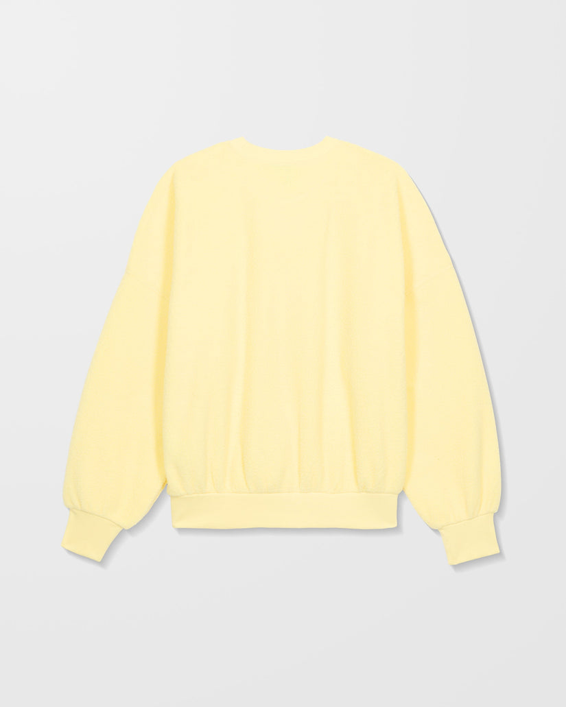 Piou Sherpa Sweatshirt - Dawn Yellow