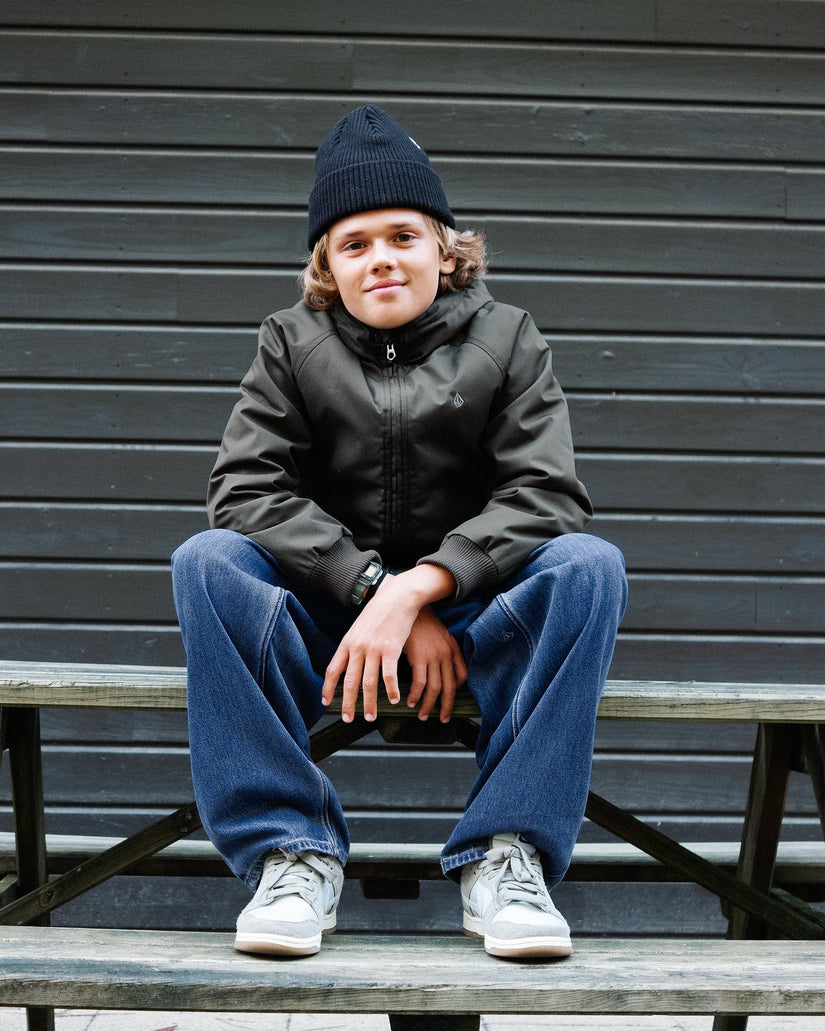 Hernan 10K Jacke - Rinsed Black - (KINDER)