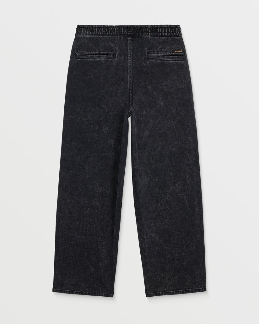Freazy Loose Jeans - Blackity Black - (KINDER)