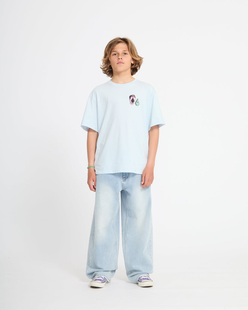 Aura T-Shirt - Light Blue Acid - (KINDER)