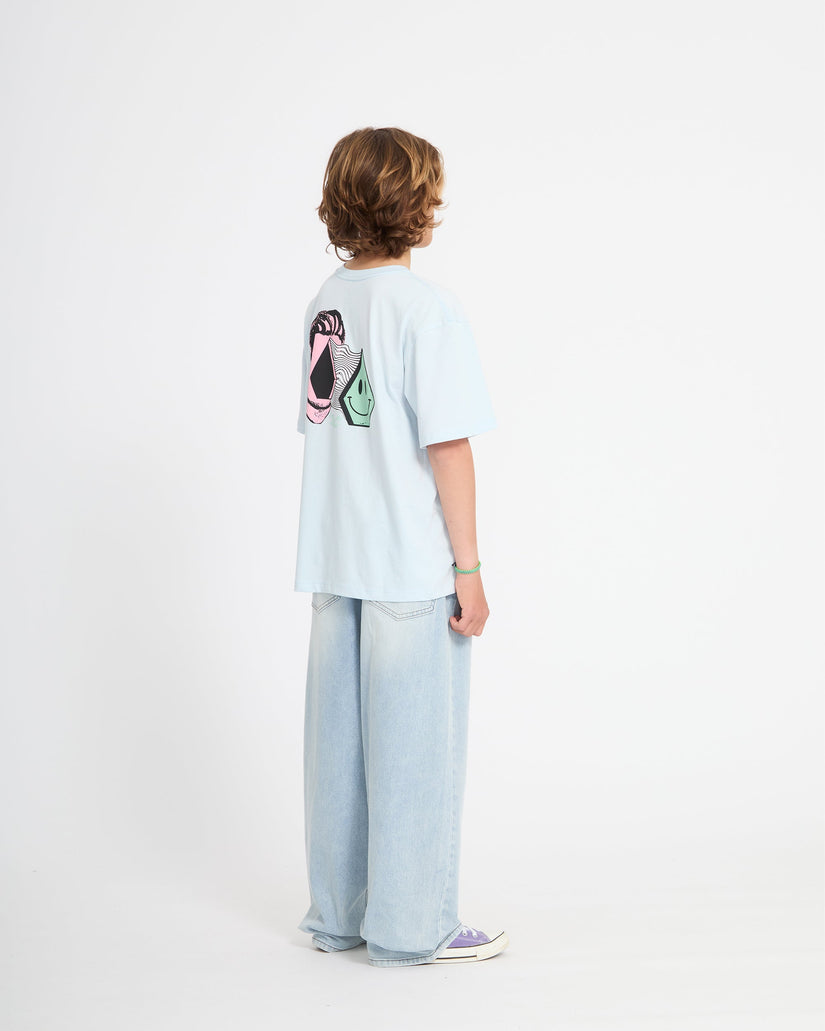 Aura T-Shirt - Light Blue Acid - (KINDER)