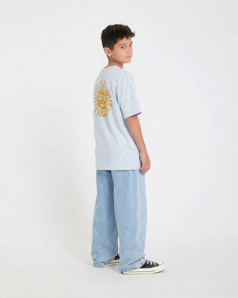 Mazatlan T-Shirt - Light Blue Acid - (KINDER)