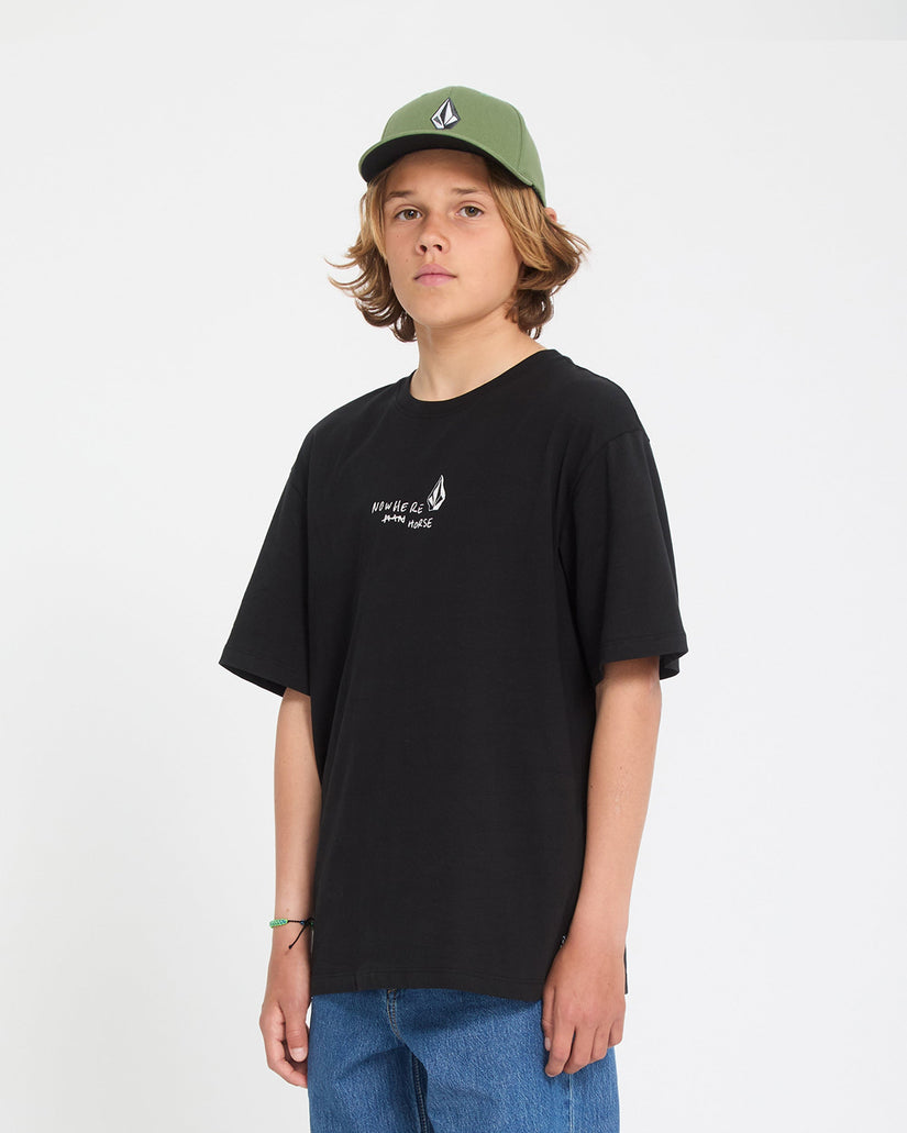 Nowhere T-Shirt - Black - (KINDER)