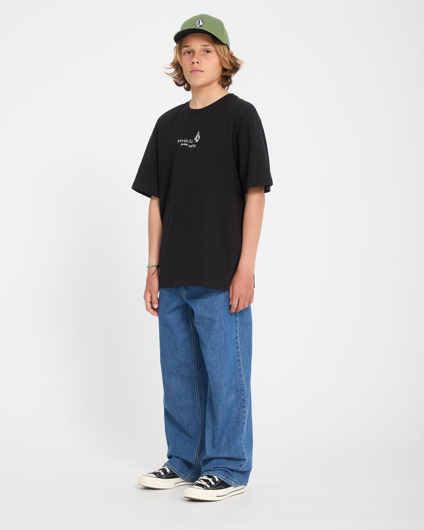 Nowhere T-Shirt - Black - (KINDER)