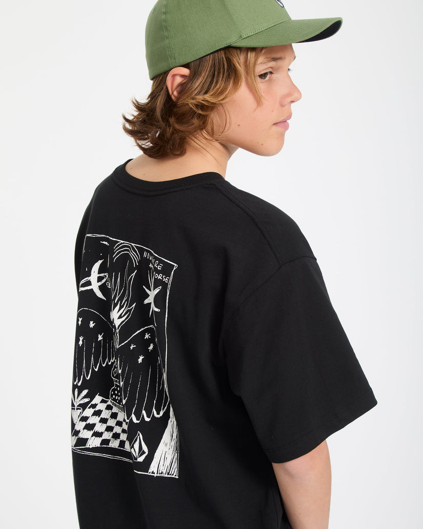 Nowhere T-Shirt - Black - (KINDER)
