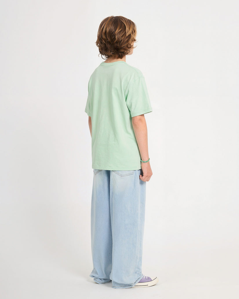 Stone Blanks T-Shirt - Ice Green - (KINDER)