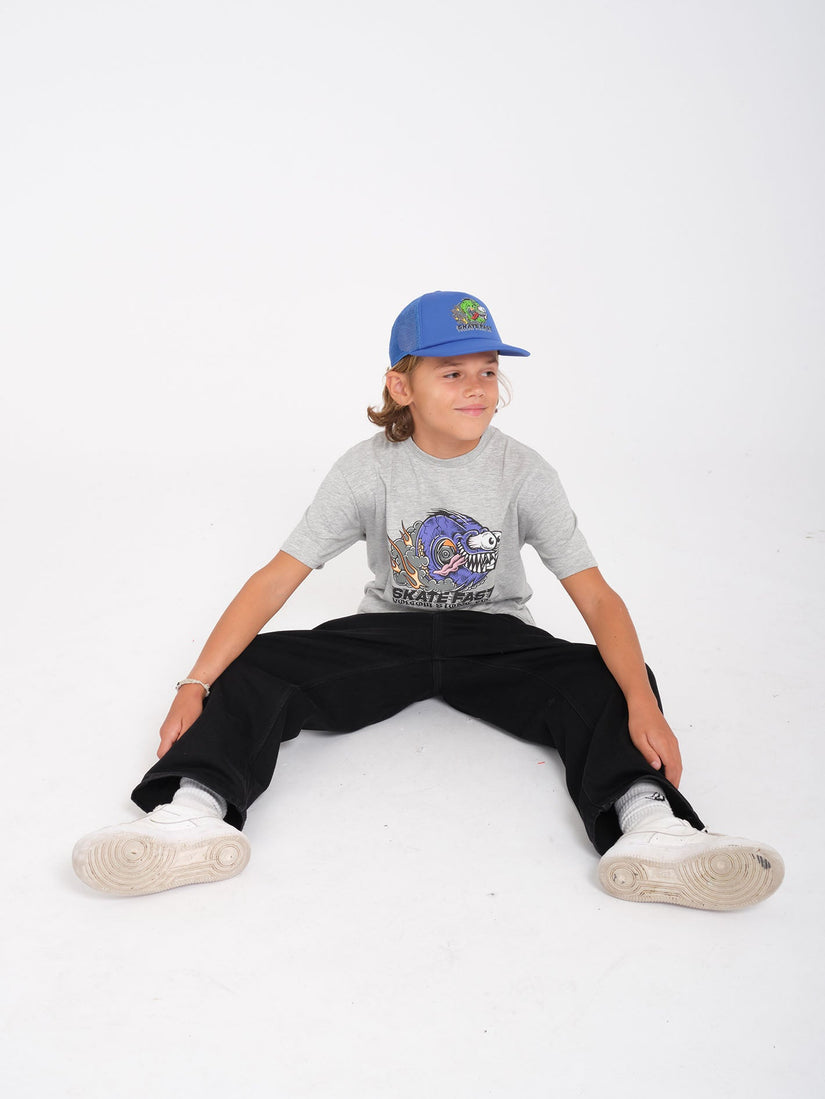 Skate Fast T-Shirt - Heather Grey  - (KINDER)