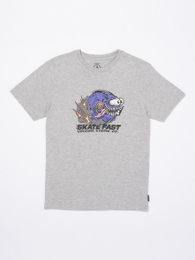 Skate Fast T-Shirt - Heather Grey  - (KINDER)