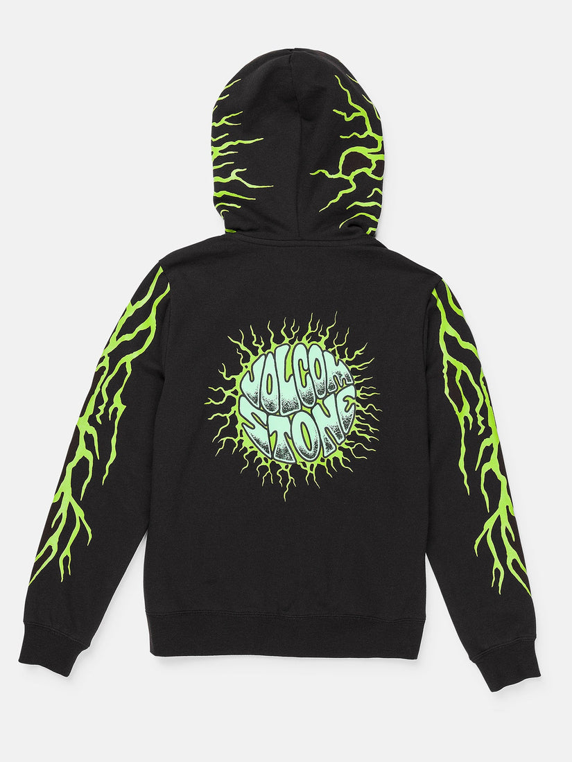 Alien Full Zip Hoodie - Black  - (KINDER)