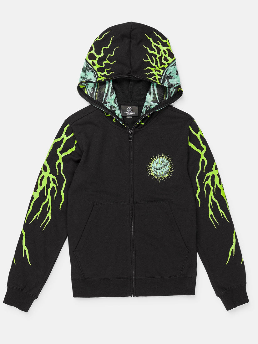 Alien Full Zip Hoodie - Black  - (KINDER)
