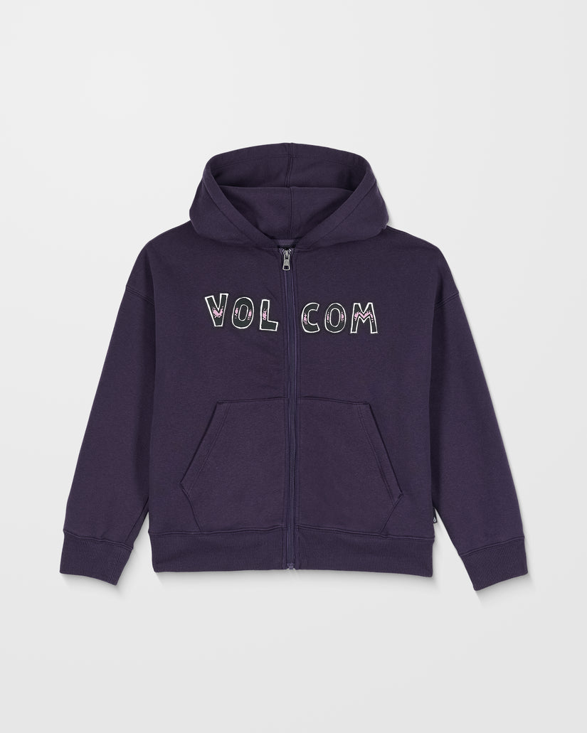 Watanite Zip Up Hoodie - Dark Purple - (KINDER)