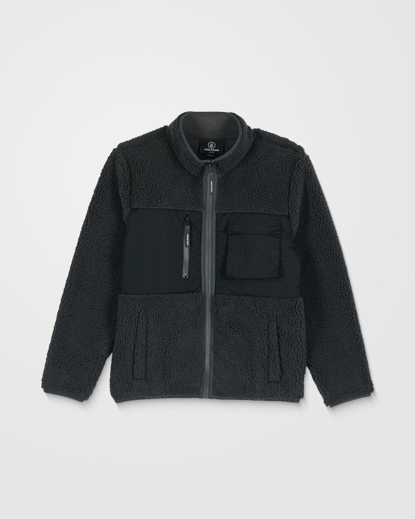 Storm Stone Zip Sherpa - Asphalt Black - (KINDER)