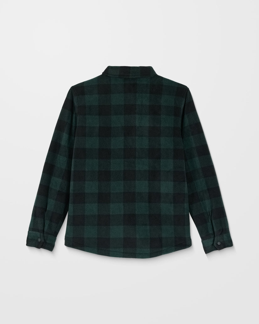 Bowered Fleece Hemdjacke - Scarab - (KINDER)