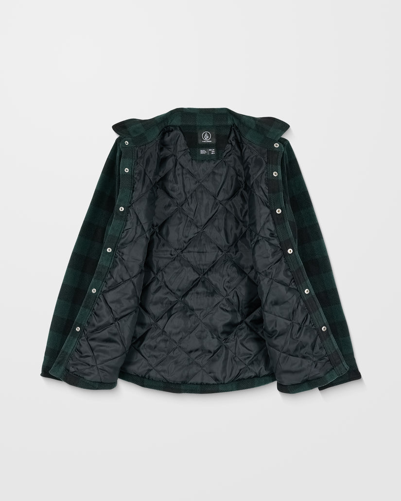 Bowered Fleece Hemdjacke - Scarab - (KINDER)