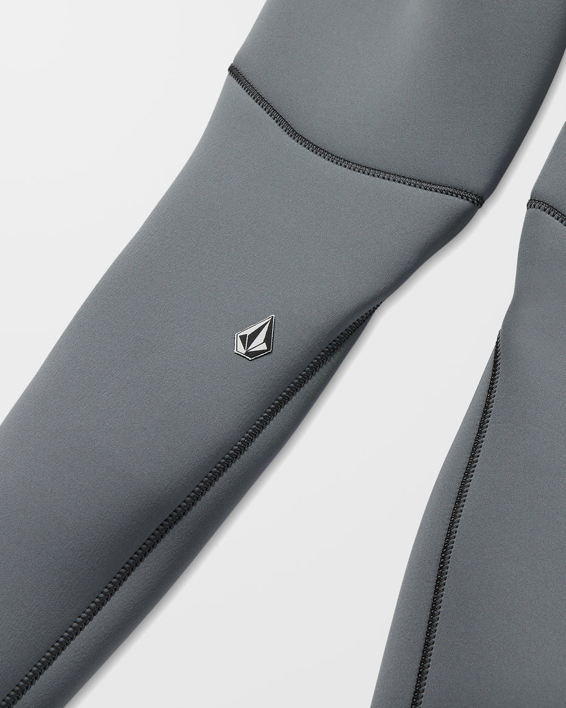 3/2Mm Chest Zip Neoprenanzug - Charcoal - (KINDER)