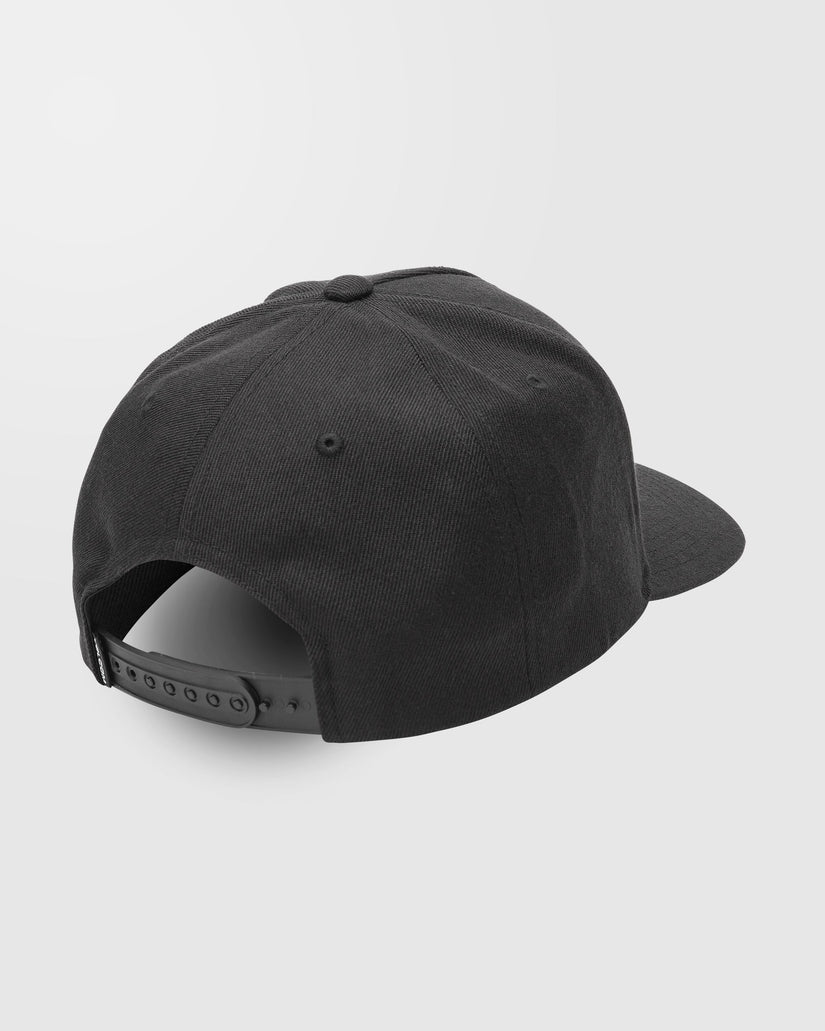 Embossed Stone Adj Cap - Black