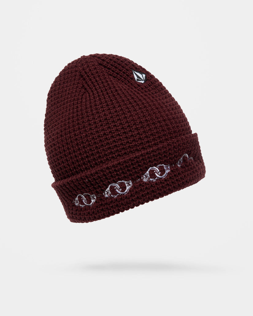 Daniel Shepard Skull Fit Beanie - Merlot