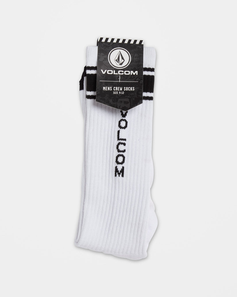 High Stripe Socken - White