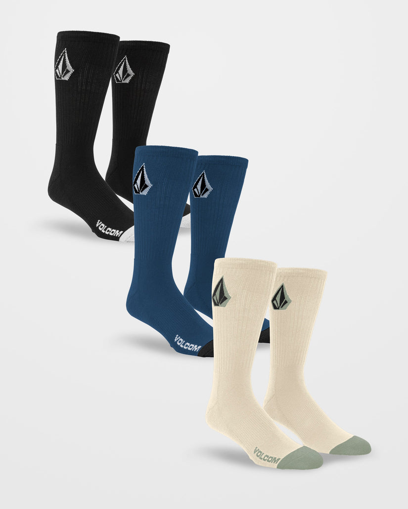 Full Stone Mix Socken (3er Packung) - PALE KHAKI