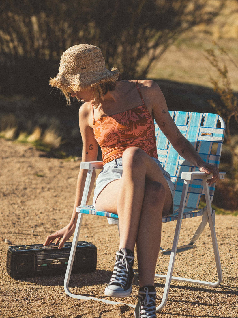 Sunny Stroh Bucket Hat - Natural