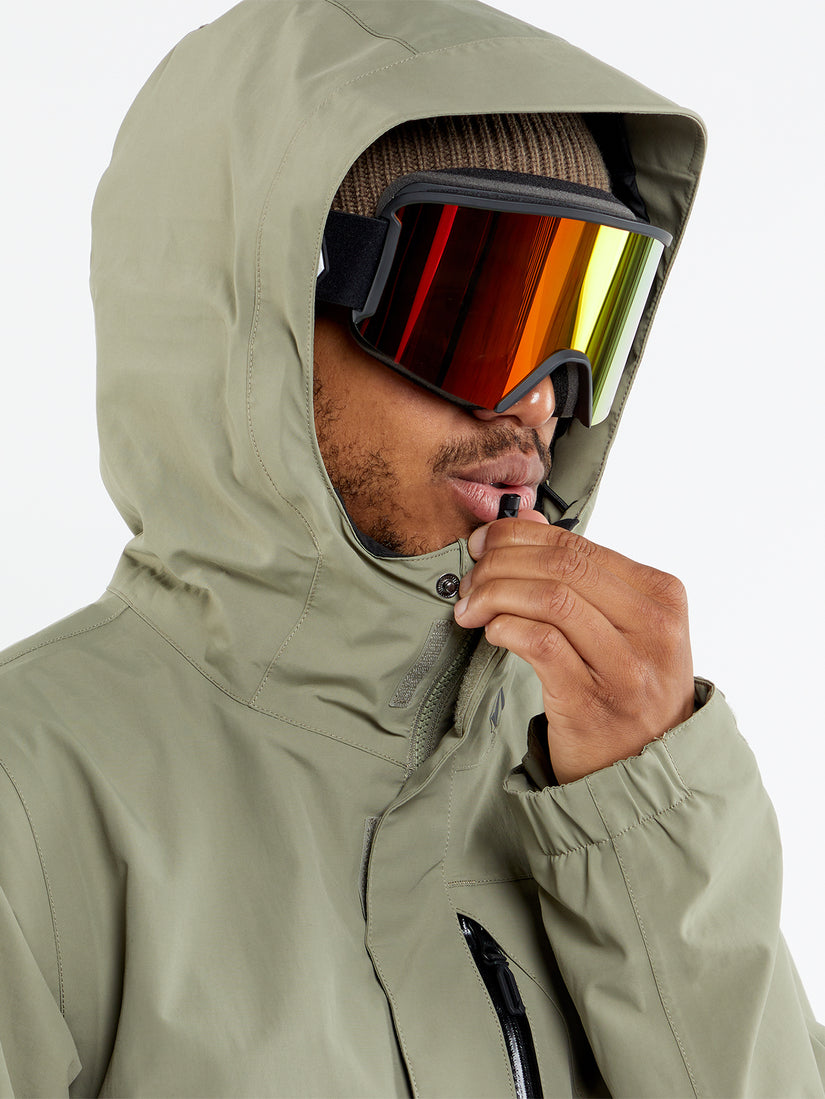 L Insulated Gore-Tex Jacke - LIGHT MILITARY