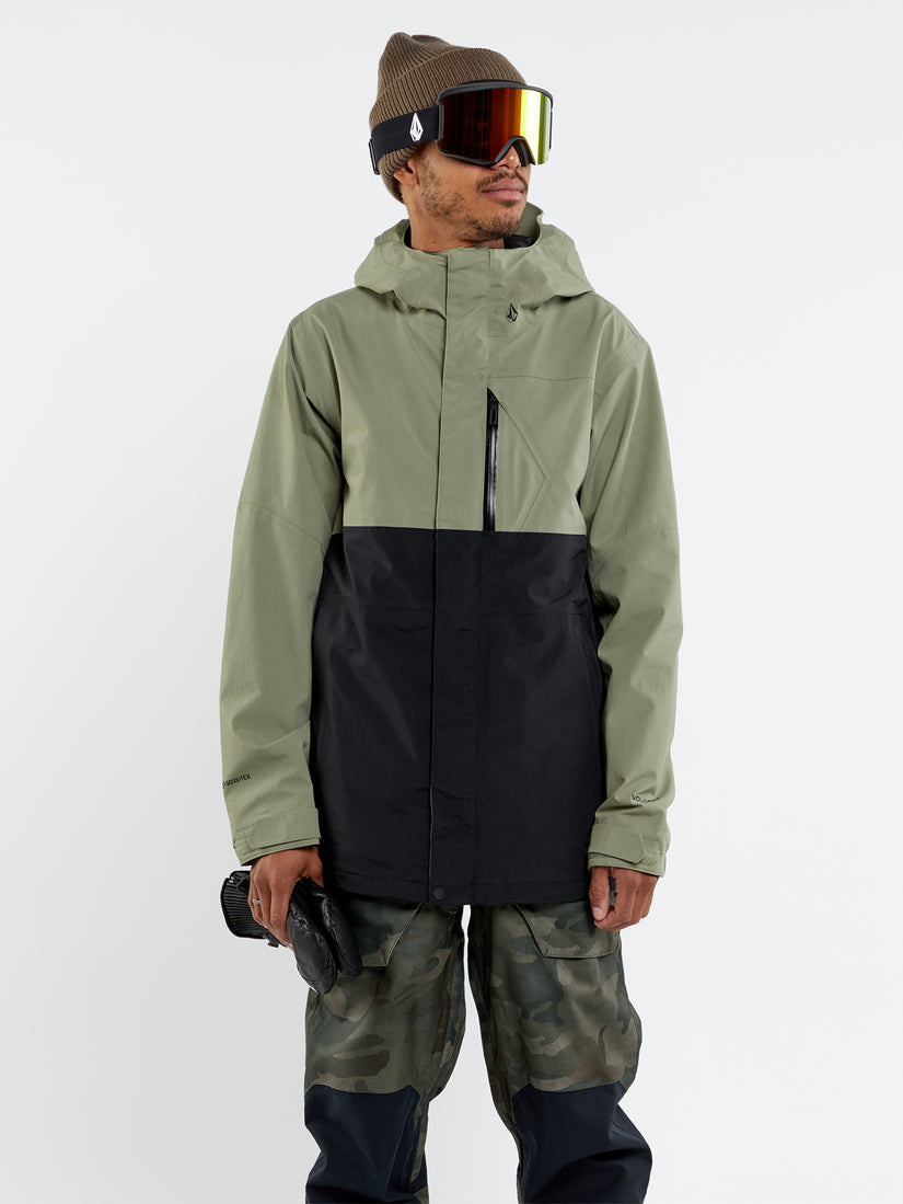 L Insulated Gore-Tex Jacke - LIGHT MILITARY